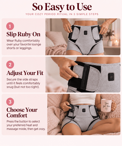 Ruby - 3-in-1 Cramp Relief Wrap