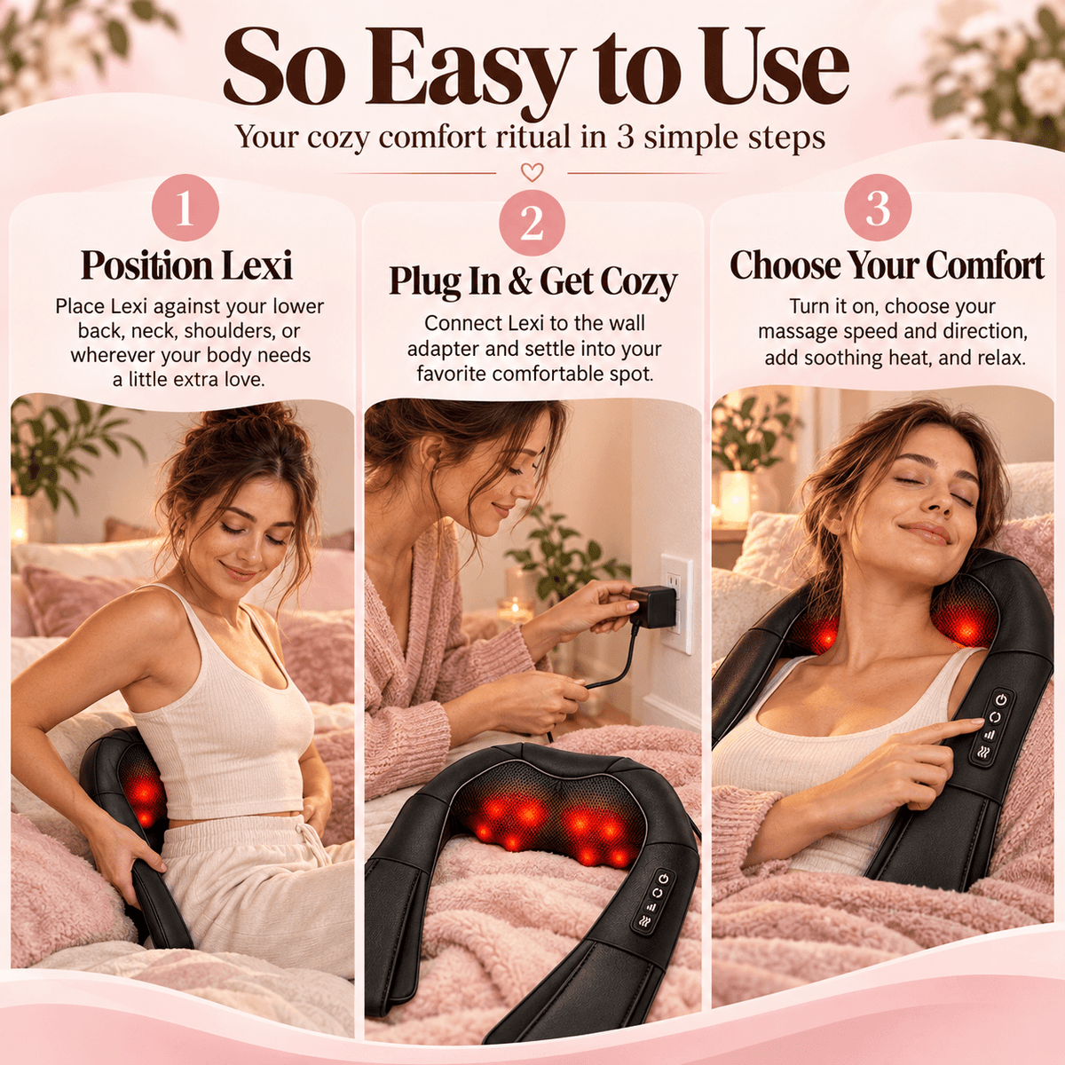Lexi - Heated Period Back Massager