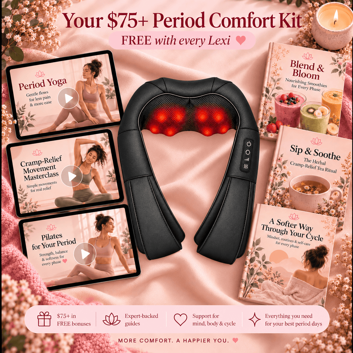 Lexi - Heated Period Back Massager